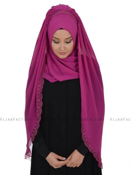 Ida Fuchsia Praktisk Hijab Ayse Turban 328508b