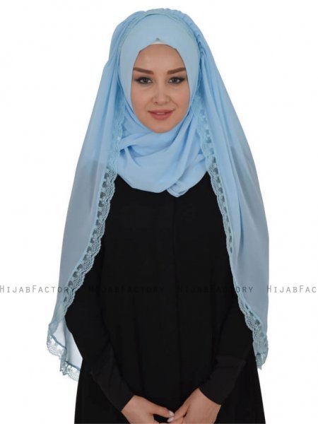 Ida Ljusblå Praktisk Hijab Ayse Turban 328502a