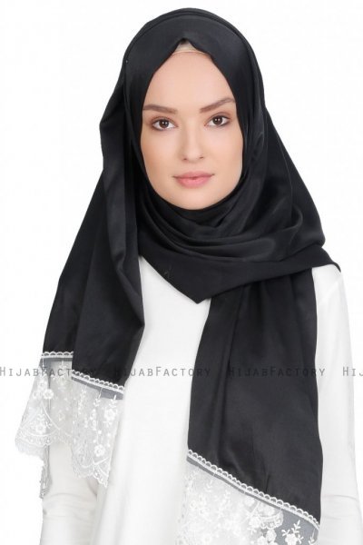 Irem Svart Hijab Sjal Sehr-i Sal 400116a