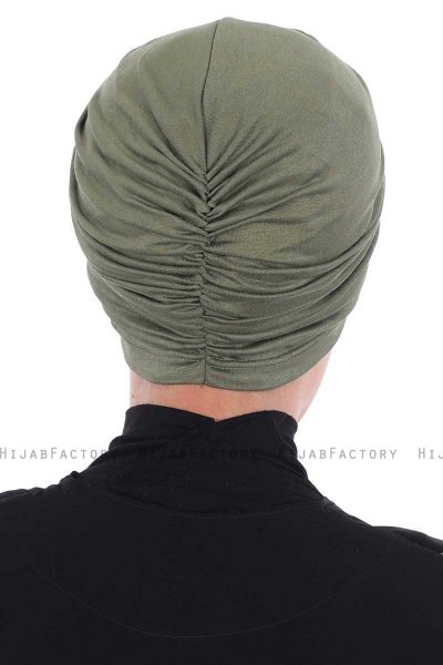 Jill - Khaki Bomull Turban - Ayse Turban