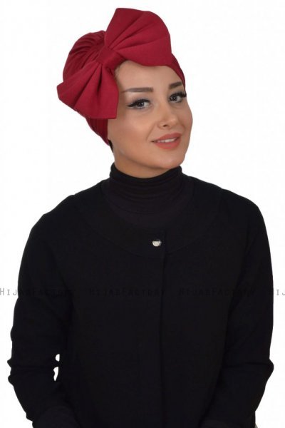 Julia - Bordeaux Bomull Turban - Ayse Turban