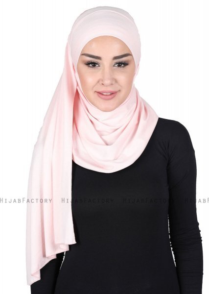 Kaisa - Gammelrosa Praktisk Bumull Hijab