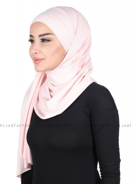 Kaisa - Gammelrosa Praktisk Bumull Hijab