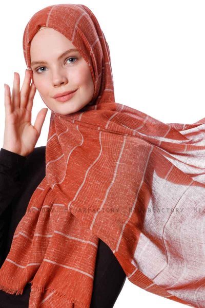 Kiral - Tegelröd Hijab - Özsoy