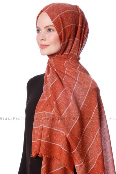 Kiral - Tegelröd Hijab - Özsoy