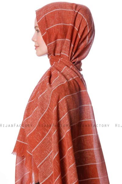Kiral - Tegelröd Hijab - Özsoy