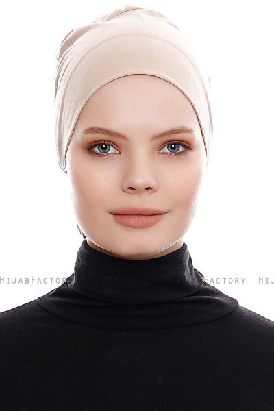 Kiraz - Ljus Taupe Bomull XXL Undersjal - Ecardin