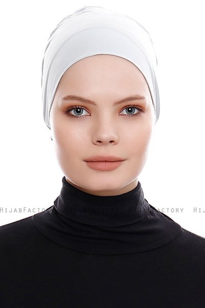 Kiraz - Ljusgrå Bomull XXL Undersjal - Ecardin