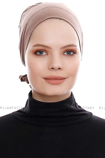 Kiraz - Mörk Taupe Bomull XXL Undersjal - Ecardin