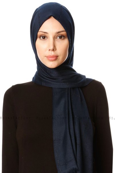 Kutlay - Marinblå Hijab - Özsoy