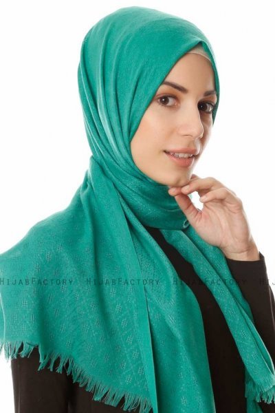 Lalam - Mörkgrön Hijab - Özsoy