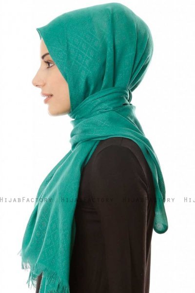 Lalam - Mörkgrön Hijab - Özsoy