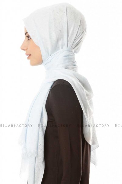 Lalam - Ljusblå Hijab - Özsoy