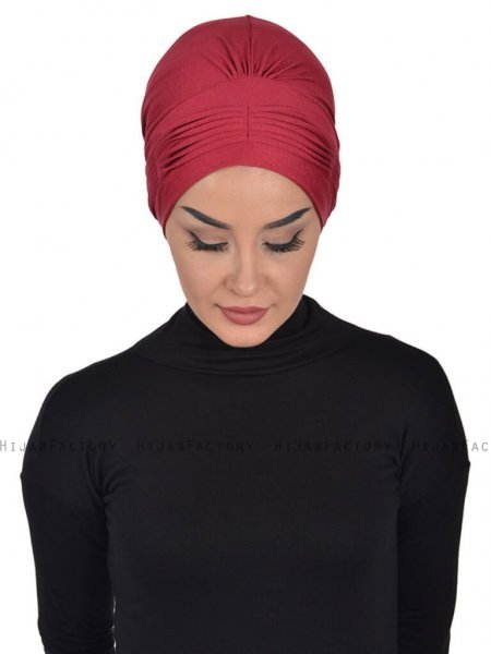 Linda Bordeaux Bomull Turban Ayse Turban 321907d