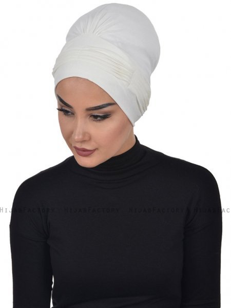 Linda Creme Bomull Turban Ayse Turban 321912-2