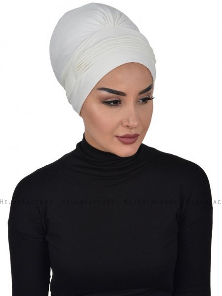 Linda Creme Bomull Turban Ayse Turban 321912-3