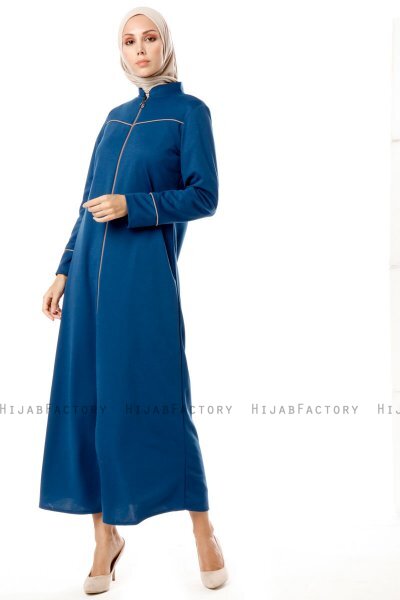 Lylah - Blå Abaya - Miss Cazibe