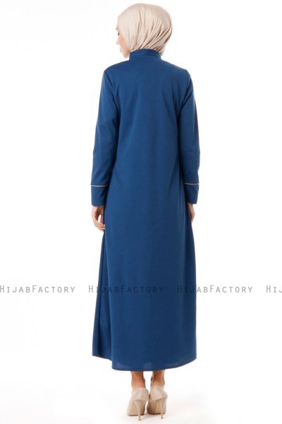 Lylah - Blå Abaya - Miss Cazibe