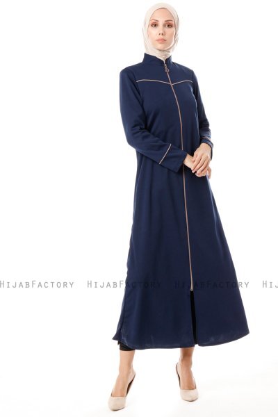 Lylah - Marinblå Abaya - Miss Cazibe