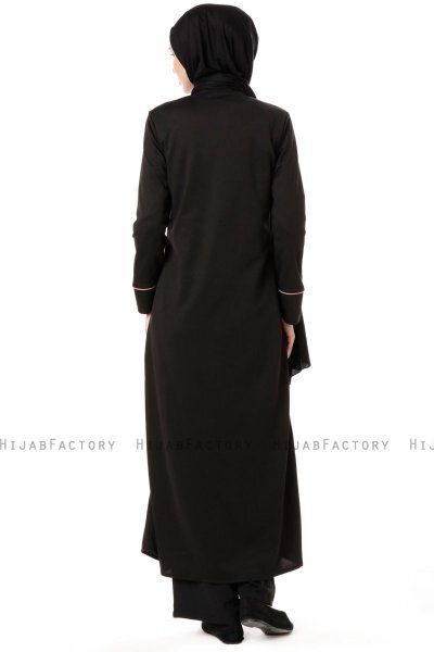Lylah - Svart Abaya - Miss Cazibe
