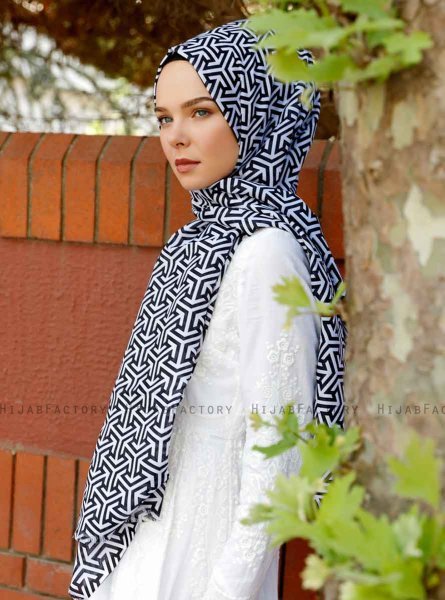 Meissa - Mönstrad Hijab - Sal Evi
