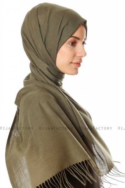Meliha - Khaki Hijab - Özsoy