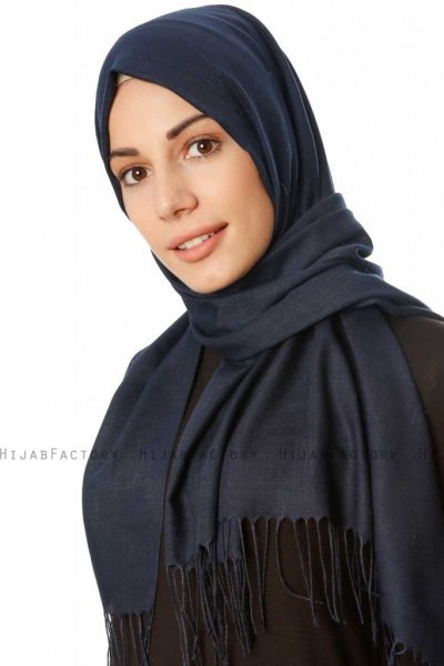Meliha - Marinblå Hijab - Özsoy