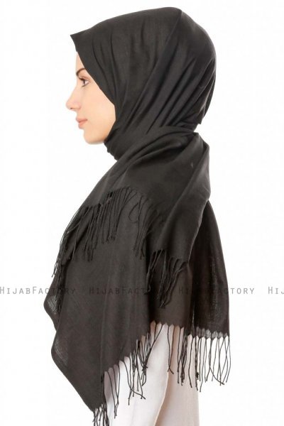 Meliha - Svart Hijab - Özsoy