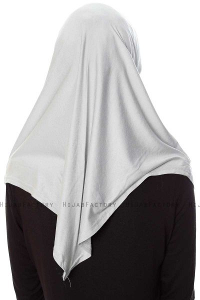 Mia - Ljusgrå One-Piece Al Amira Hijab - Ecardin