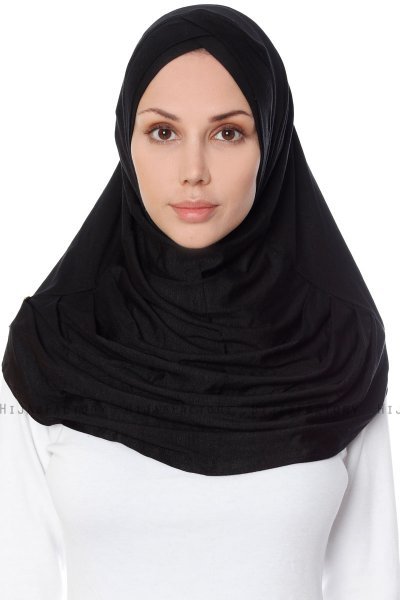 Mia - Svart One-Piece Al Amira Hijab - Ecardin