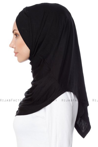 Mia - Svart One-Piece Al Amira Hijab - Ecardin