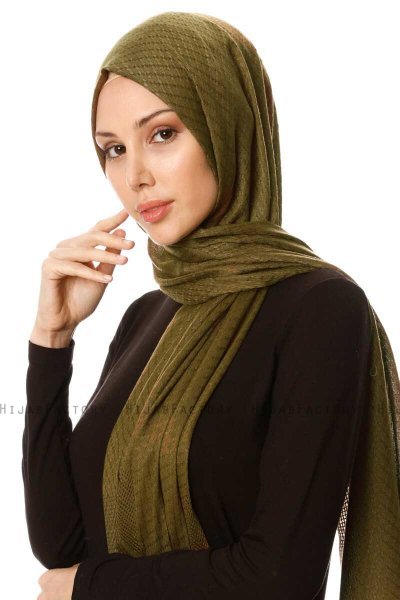 Nalini - Khaki Hijab - Özsoy