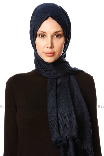 Nalini - Marinblå Hijab - Özsoy