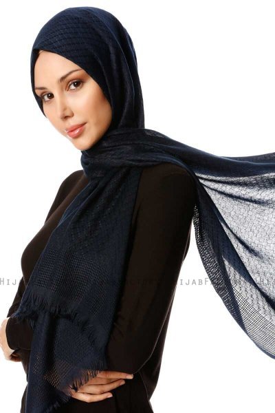 Nalini - Marinblå Hijab - Özsoy