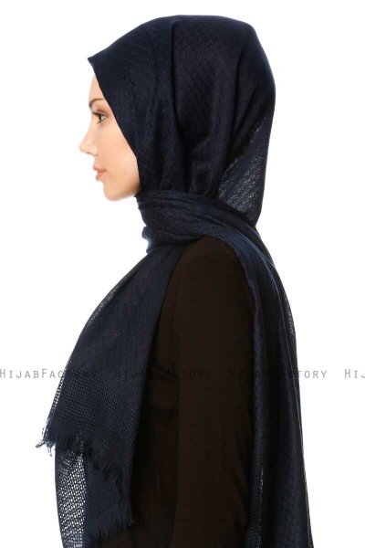 Nalini - Marinblå Hijab - Özsoy