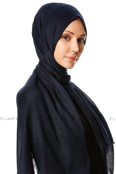 Nalini - Marinblå Hijab - Özsoy