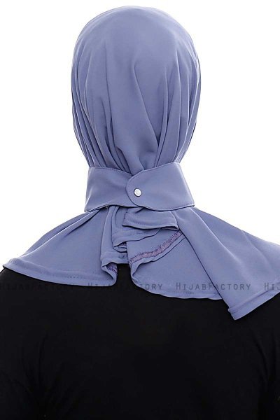 Narin - Indigo Praktisk One Piece Crepe Hijab