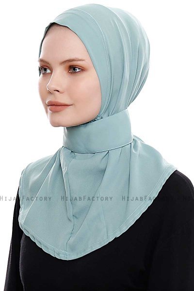 Narin - Mint Praktisk One Piece Crepe Hijab