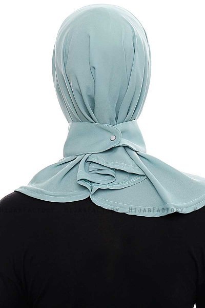 Narin - Mint Praktisk One Piece Crepe Hijab