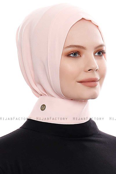 Narin - Rosa Praktisk One Piece Crepe Hijab