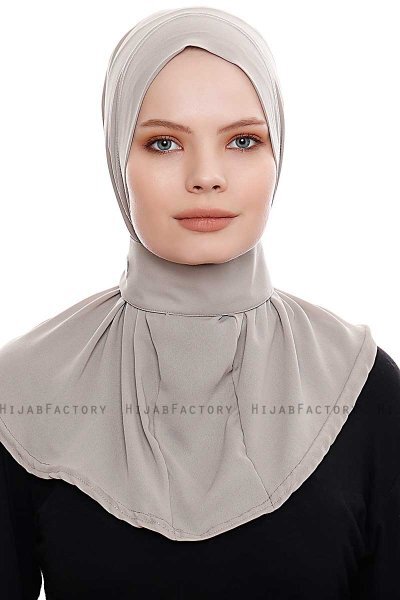 Narin - Sand Praktisk One Piece Crepe Hijab