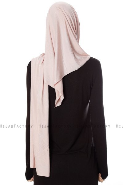 Naz - Gammlerosa & Ljus Taupe Praktisk One Piece Hijab - Ecardin