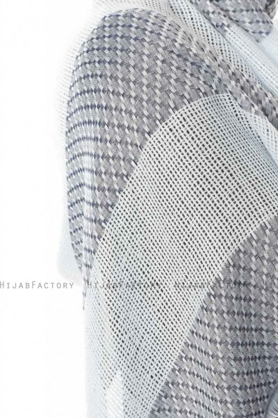 Necla - Blå Tvåfärgad Hijab - Özsoy