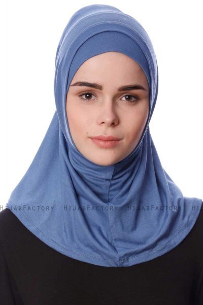 Nehir - Indigo 2-Piece Al Amira Hijab