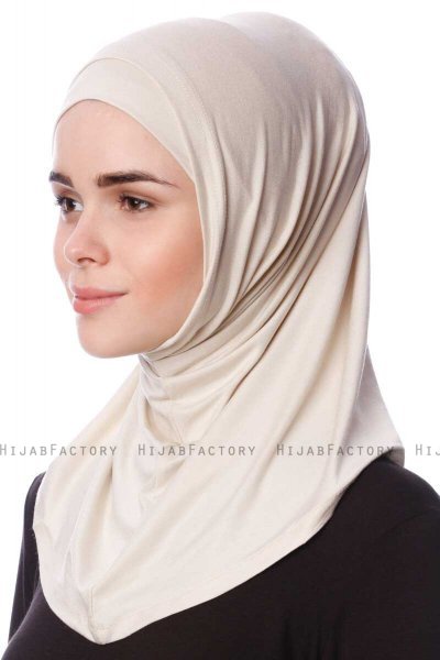 Nehir - Ljus Beige 2-Piece Al Amira Hijab
