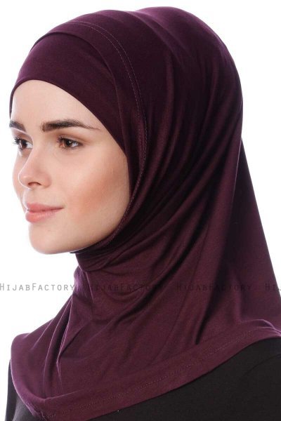 Nehir - Plommon 2-Piece Al Amira Hijab