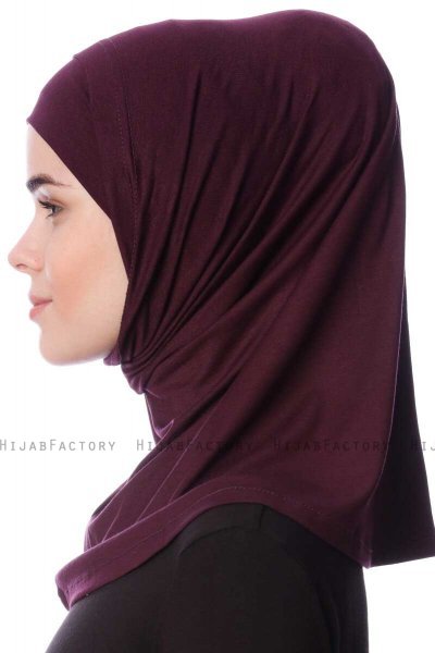 Nehir - Plommon 2-Piece Al Amira Hijab