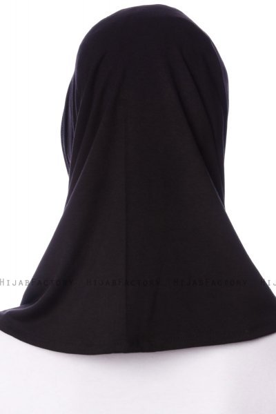 Nehir - Svart 2-Piece Al Amira Hijab