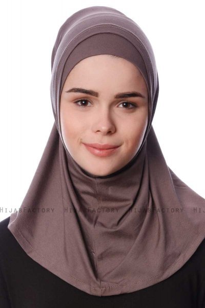 Nehir - Taupe 2-Piece Al Amira Hijab