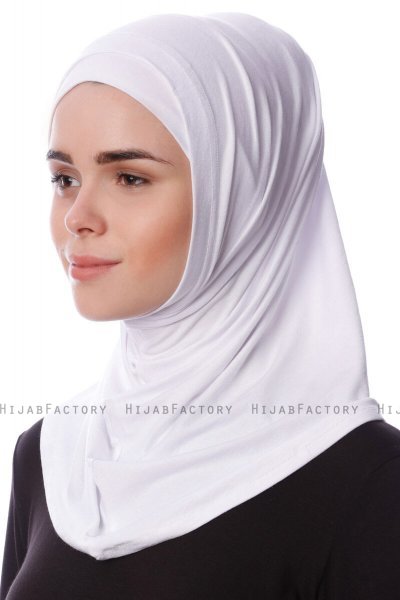 Nehir - Vit 2-Piece Al Amira Hijab